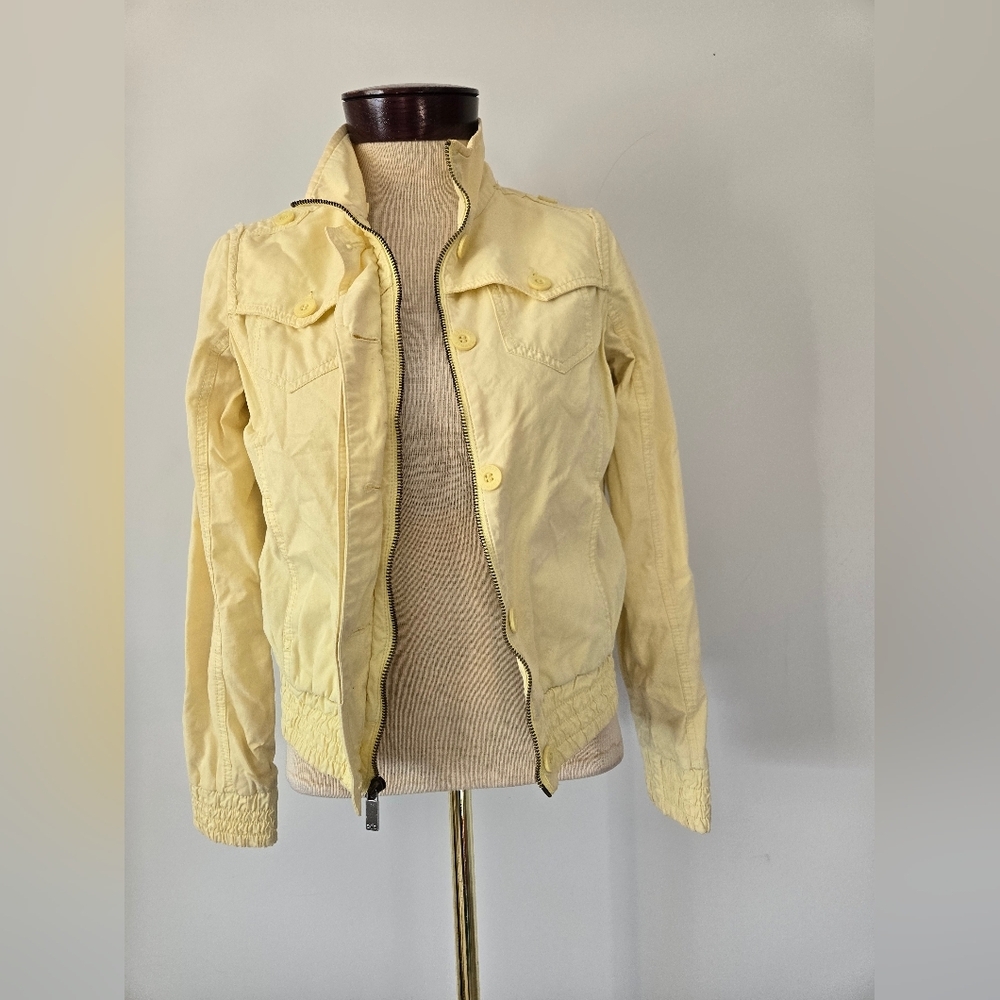 EDC BY ESPRIT Pale Yellow Women's Jacket.Size 3 - Picture 10 of 14